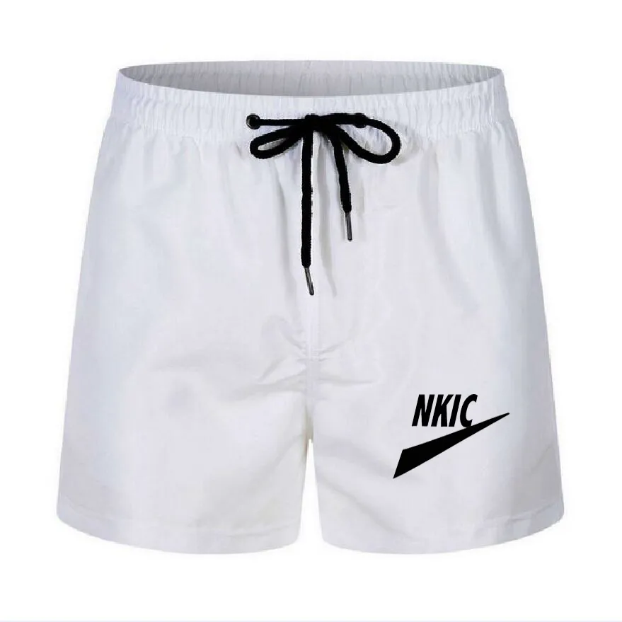 Mężczyźni Casual Szybkie Suche Krótkie Spodnie Kieszenie Plaża Marka Logo Białe Czarne Spodenki Sportowe Męskie Letnie Męskie Spodnie z kieszenią Oddychającą