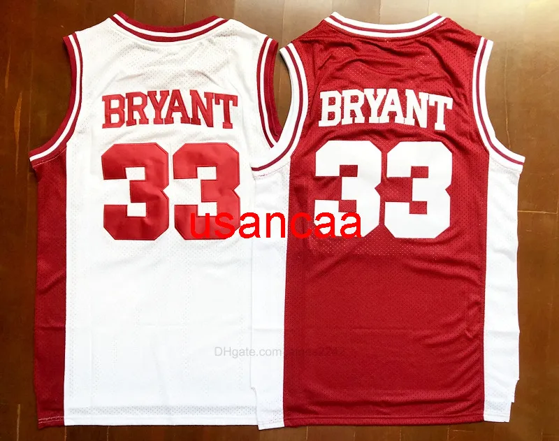 سفينة من الولايات المتحدة # Lower Merion 33 Bryant Jersey College Men High School School All Sitched Size S-XXL