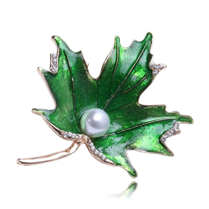 Alfileres, broches 1 Uds 43x51mm perla de moda Pin de pintura de goteo Simple para mujer accesorios de vestido de novia niñas ﾠ regalo ﾠ vestido ﾠ pines