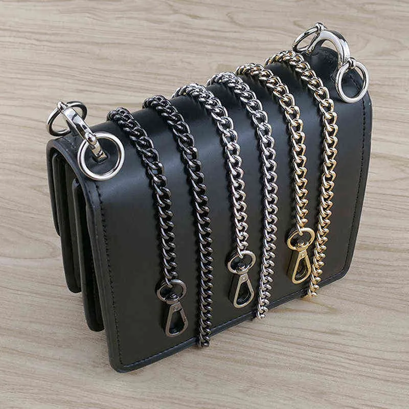 Metal bag Chain crossbody Replacement Shoulder Strap Female Straps For Bags Original High Quality Bag Parts Chain Accessories 2112242P