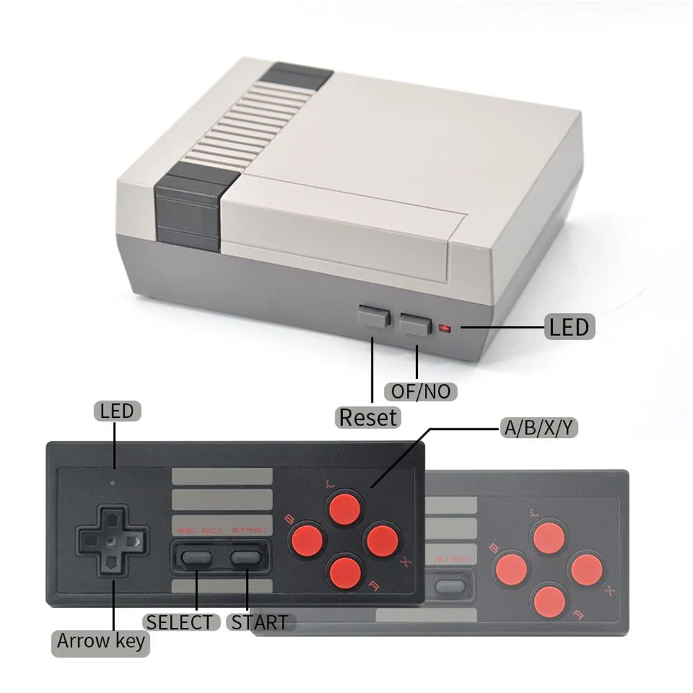 Old school store tv game console