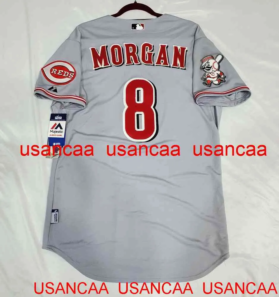 Stitched JOE MORGAN COOL BASE JERSEY Throwback Jerseys Men Women Youth Baseball XS-5XL 6XL