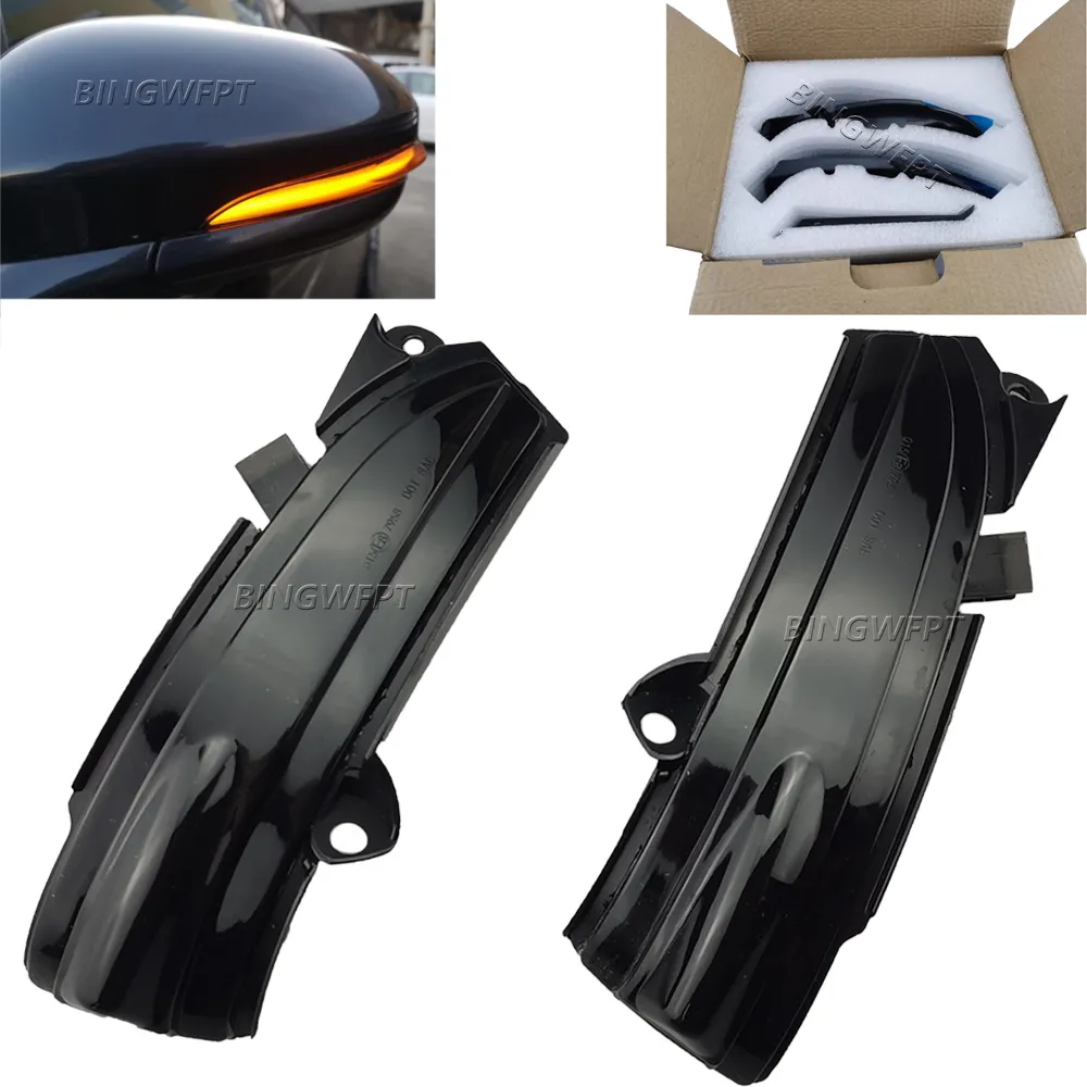 Dynamic Blinker för Ford Mondeo MK5 2014-2019 MK V 5 LED Turn Signal Light Side Lamp 2015 2016 2017 2018 MK V 5