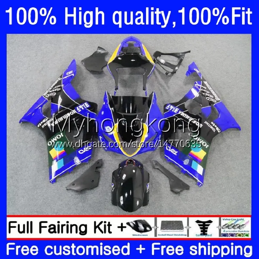 Injection Mold Fairings For SUZUKI GSXR1000 GSX-R1000 K3 2003-2004 Bodywork 25No.47 GSXR 1000 CC 1000CC 2003 2004 GSXR-1000 03 04 JOMO Blue Motorcycle OEM Bodys