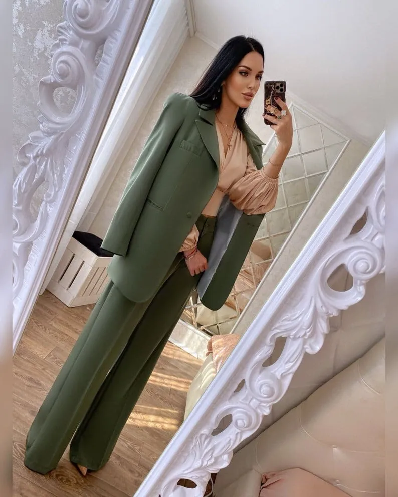 Stylish V Neck Formal Dress Jackets For Women Suit For Women Long Sleeve  Bridal Pants Suit, Perfect For Mother Of The Bride, Party, Prom, And Evening  Wear From Foreverbridal, $70.4