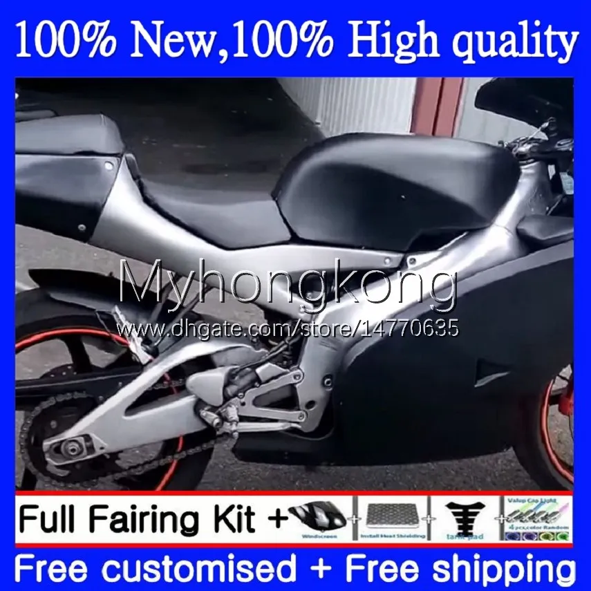 Karosserie für Aprilia RSV Mattschwarz 125 RSV125 RS 125 RR 125RR RS125 R 99 00 01 02 2003 2004 2005 7No.156 RSV125RR RS-125 RS4 99-05 RSV-125 1999 2000 2001 2002 03 04 05 Verkleidung