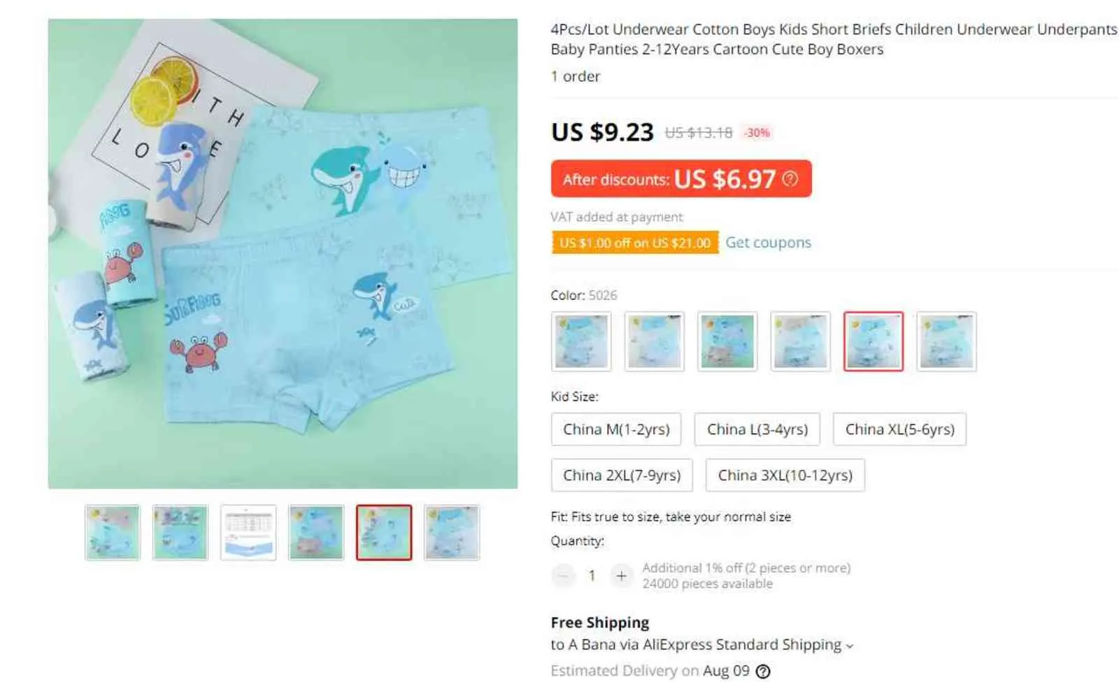 Cartoon Childrens Shorts Kidley Panties For Boys 95 Cotton Boxers For