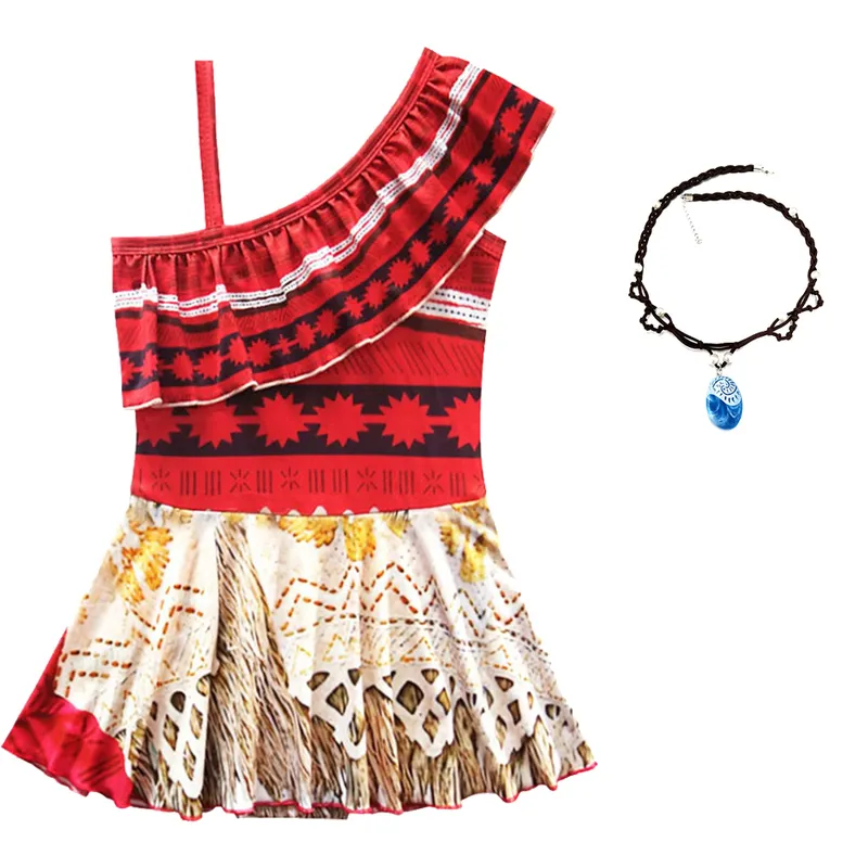 Filles Moana Costume Bikini pour les enfants Vaiana Princesse Robe Vêtements Costumes filles bébé Fille robes de soirée cosplay Maillot de bain | FR Filles Moana Costume Bikini pour les enfants Vaiana Princesse Robe Vêtements Costumes filles bébé Fille robes de soirée cosplay Maillot de bain | FR