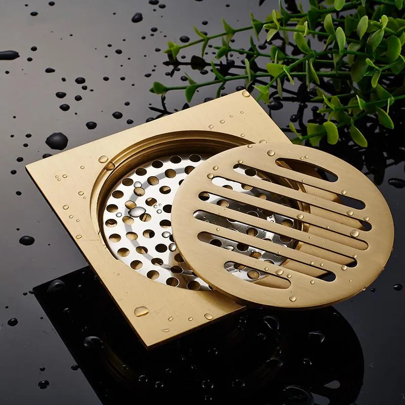 Other Bath & Toilet Supplies Bathroom Floor Shower Drain Waste Anti-odor Bathtub Drainer Stainless Steel Square Drainage