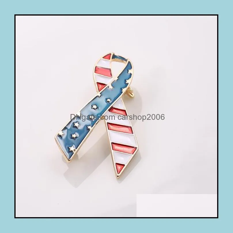 Pins, Brooches Stars And Stripes Ribbon Brooch The American Flag Pin