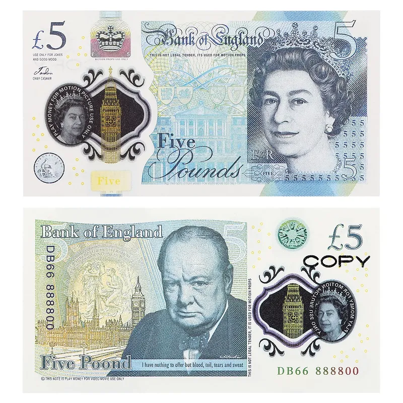 Queen Elizabeth Money, Euro Notes Prop, Prop Banknotes, Euro Bank Note
