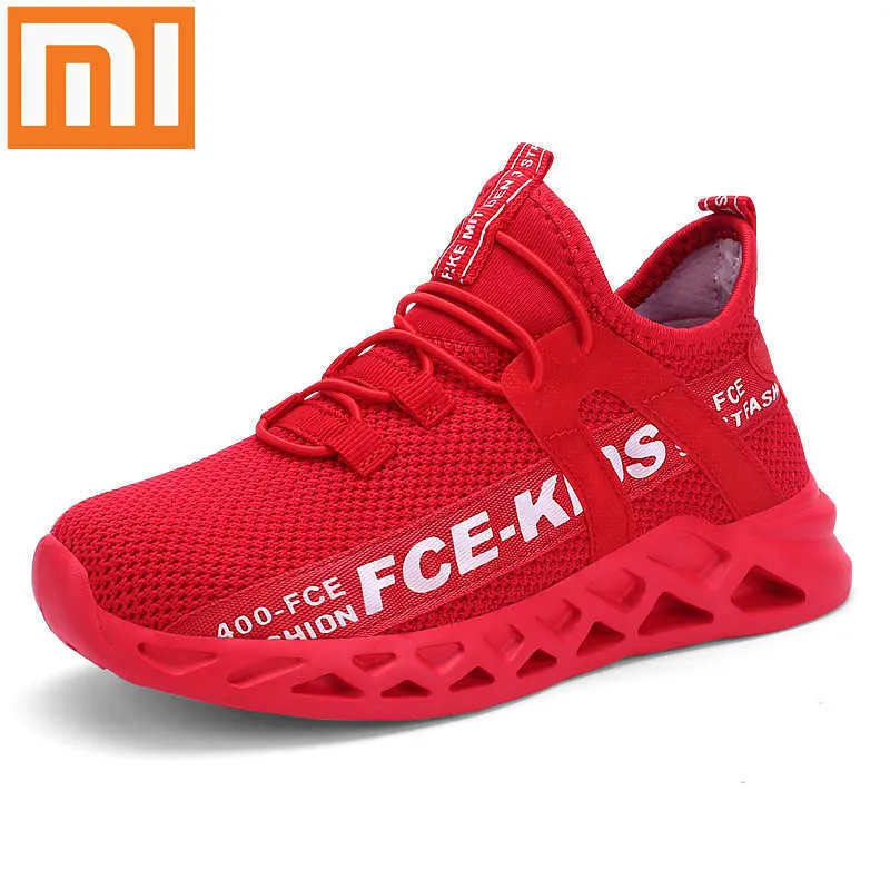 Xiaomi Kinder Laufschuhe Sommer Kinder Sport Schuhe Mesh Jungen Casual Walking Turnschuhe Leichte Mädchen Tenis Schuhe G1025