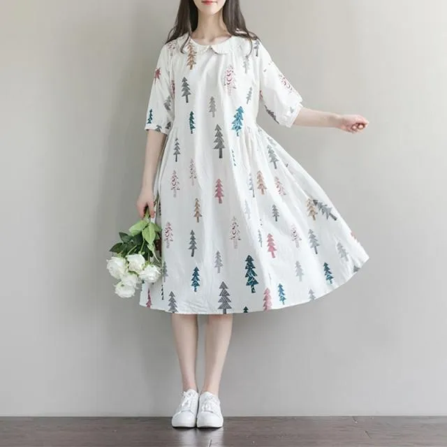 New fashion tide mom loose pregnant dress