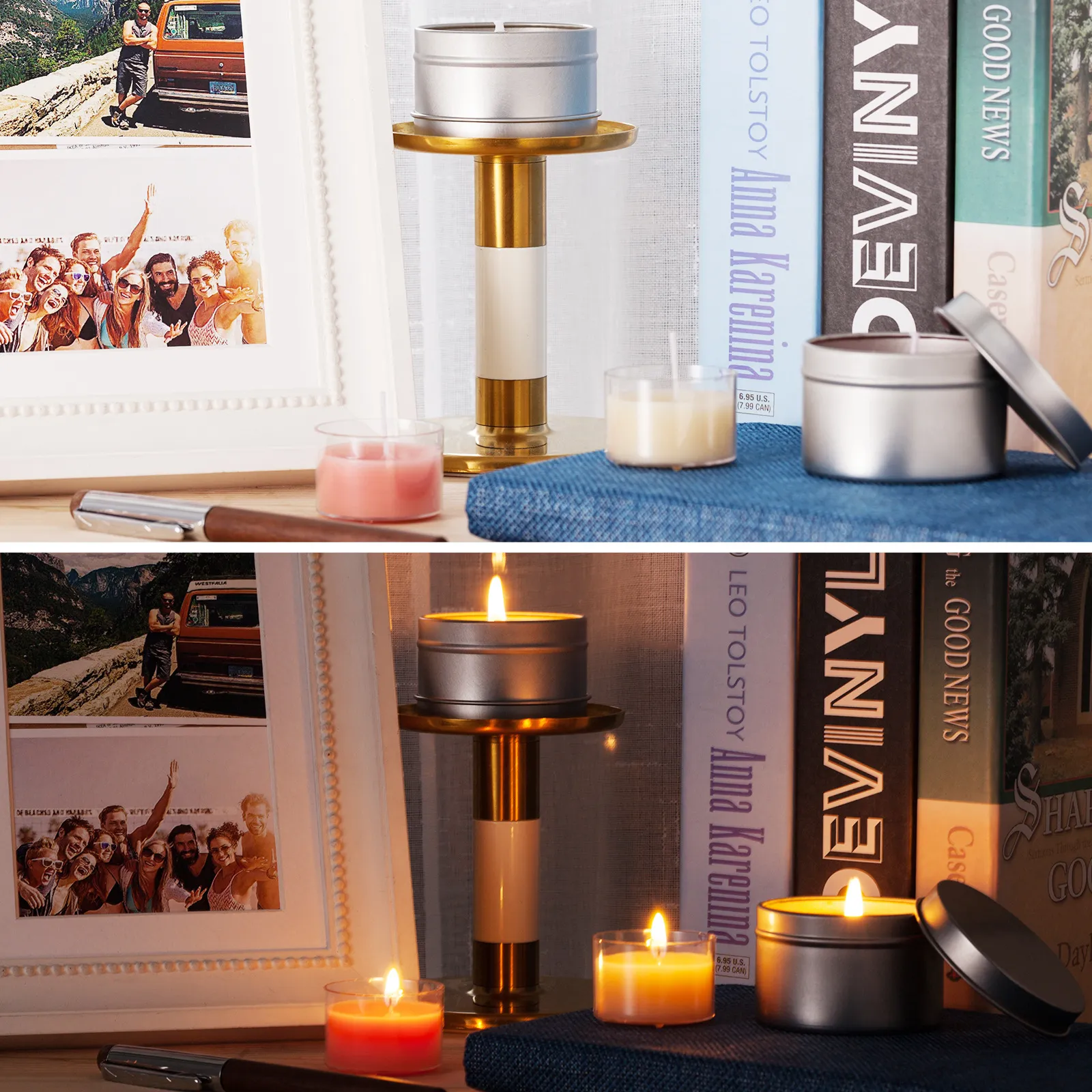 Mainstays-Juego de herramientas para hacer velas aromáticas, vela  perfumada, ambientador, velas candelita, juego de herramientas para hacer  velas DIY JM