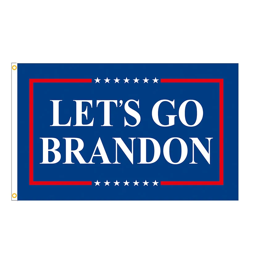 Lets Go Brandon Banner Flag 90*150cm Outdoor Indoor Small Garden Flags- FJB Single-Stitched-Polyester With Brass Grommets HH21-727