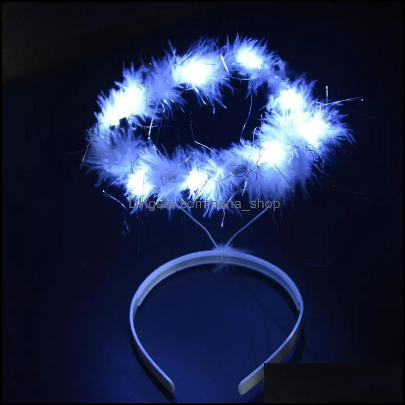 Light Angel Halo Led Headband Hair Accessories Glow Party Decoration Carnival Baby Shower Birthday Halloween Christ qylZSl