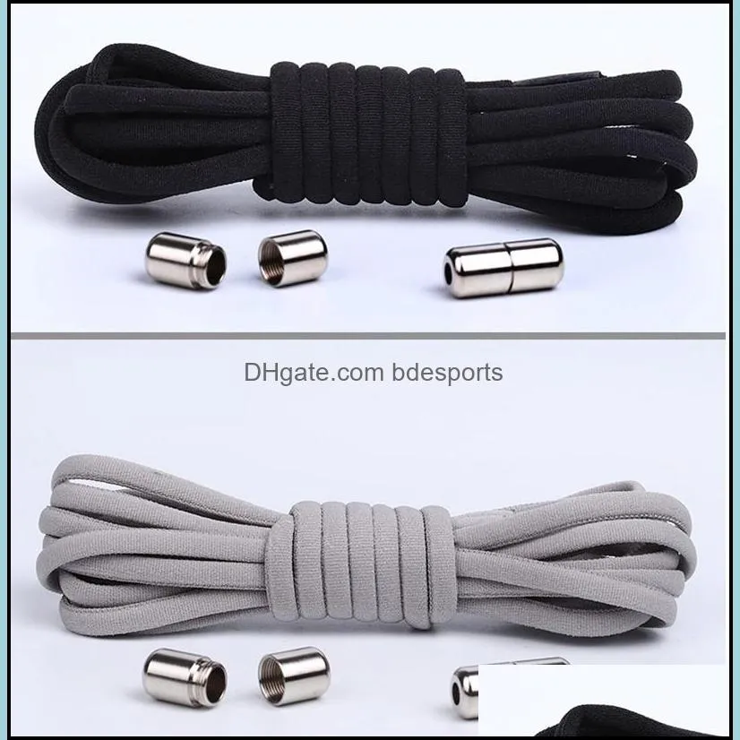 Shoe Parts & Accessories Shoes Shoelaces Sneakers No Tie Shoelace Quick Elastic Locking Laces Kids Adt Women Men Lace Drop Delivery 2021 Gty