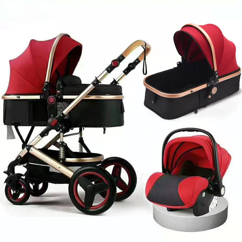 Baby Stroller Brand Designer Fashion Wholesale 3 In 1 Hot Mom Stroller Luxury Travel Pram Carriage Basket Babies Car Seat And Cart Soft From 339 26 DHgate
