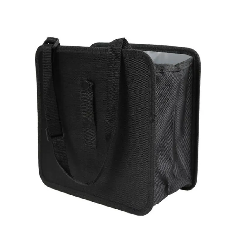 Bilarrangör Bärbar skräp Bin Folding Justerbar Multi-Purpose Storage Bag Holder Fall Inredning