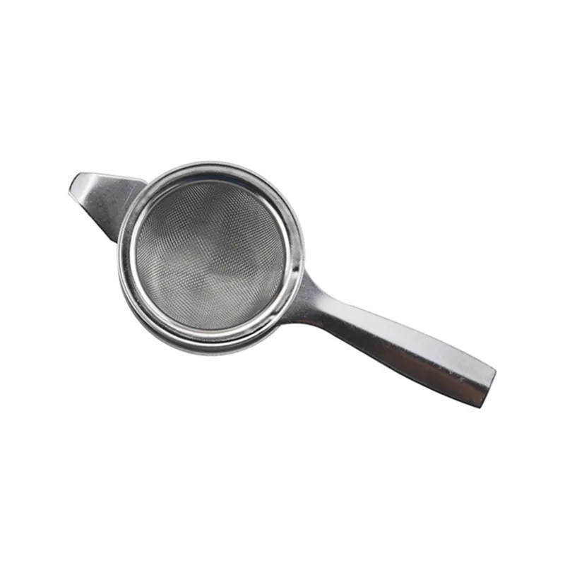 Stainless steel Teas Strainer double handle with bottom support Tea Infuser Home Coffee Vanilla Spice Filter Diffuser Kitchen Accessories