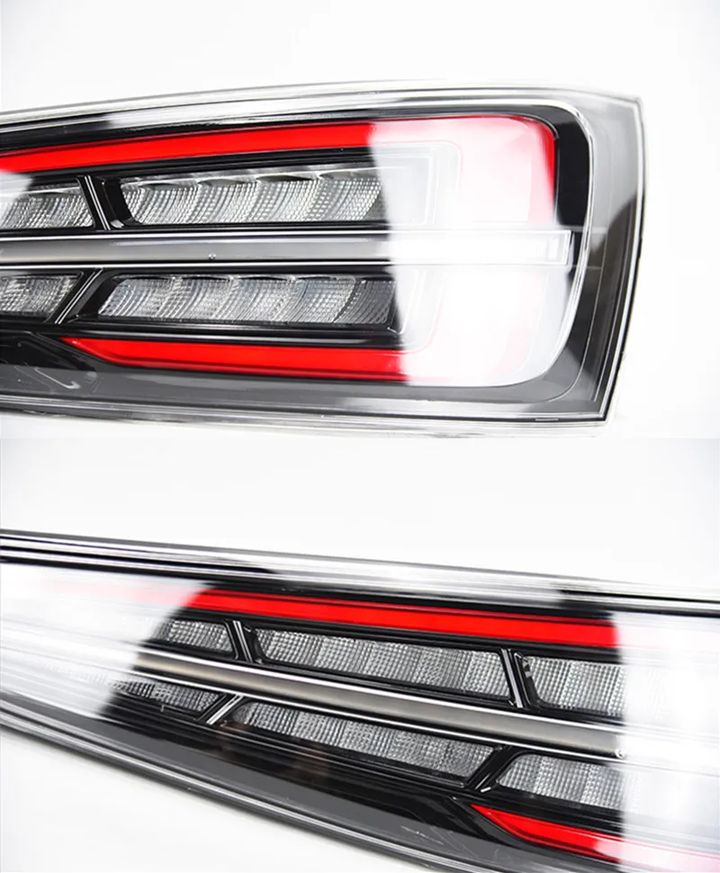 Feu arrière de frein à LED de style de voiture pour Audi Q3 2013-2018 DRL  feu de brouillard de coffre arrière assemblage de feux arrière de  clignotant