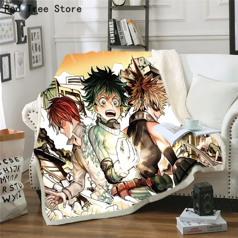 My hero academia fleece blanket cheap