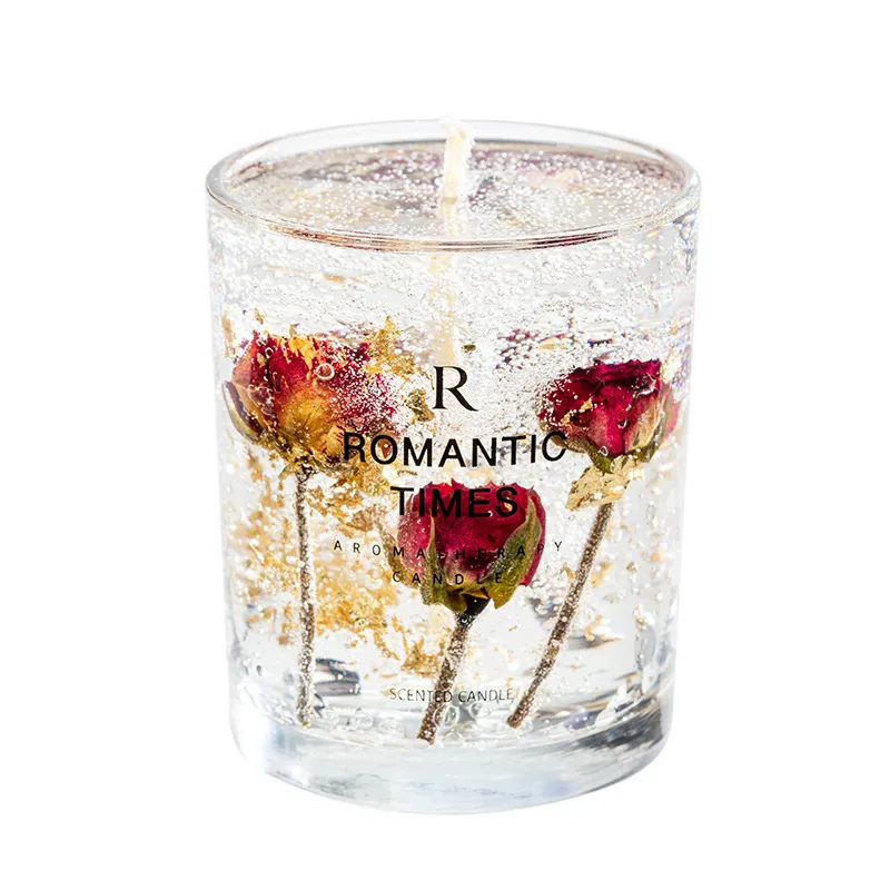 Clear Transparent Gel Candle Wax Home Decoration In Glass Aromatherapy  Thymes Candles Scented Fragrance Vanilla From Homedod, $46.69