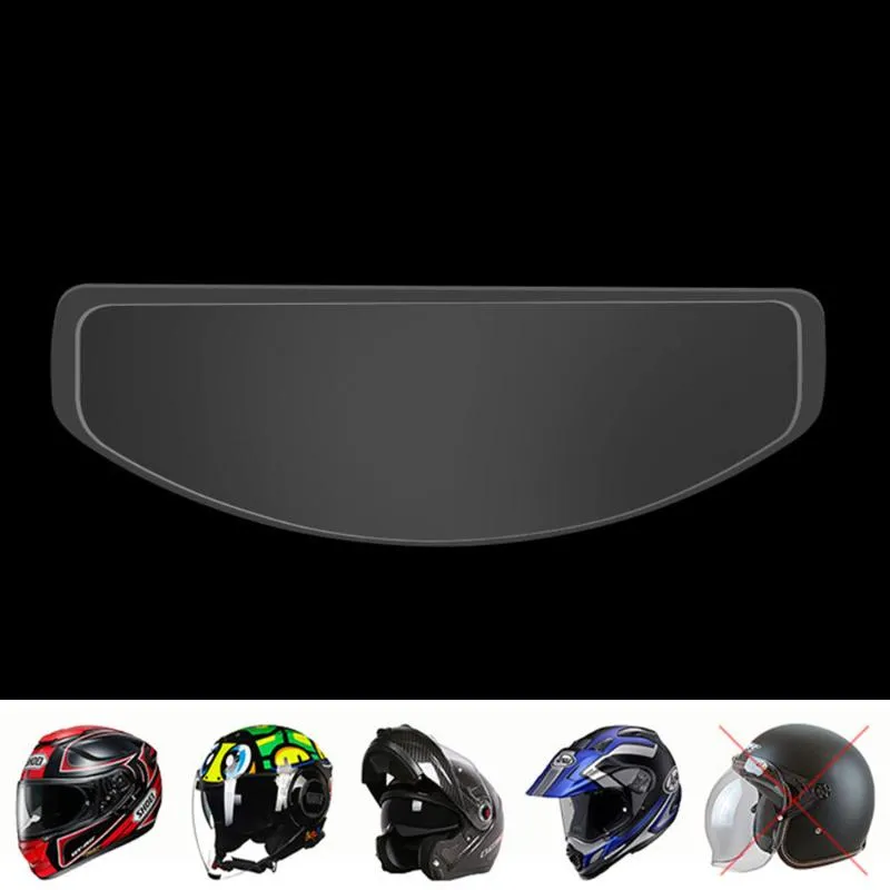 Universal Motorcycle Helmets Anti-fog Patch Visor Lens Helmet Lens  Protective Film For Against Rain Uv Motorcycle Accessories - Helmets -  AliExpress