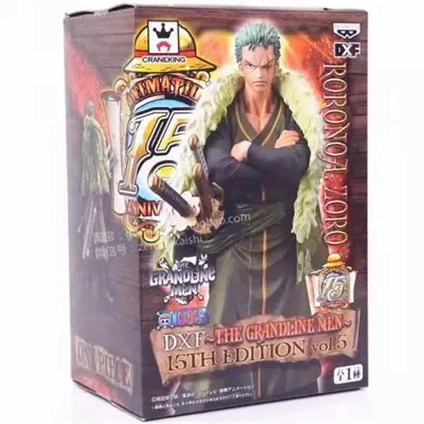 One Piece Set Vertical Prize Figure 15th Anniversary Roronoa