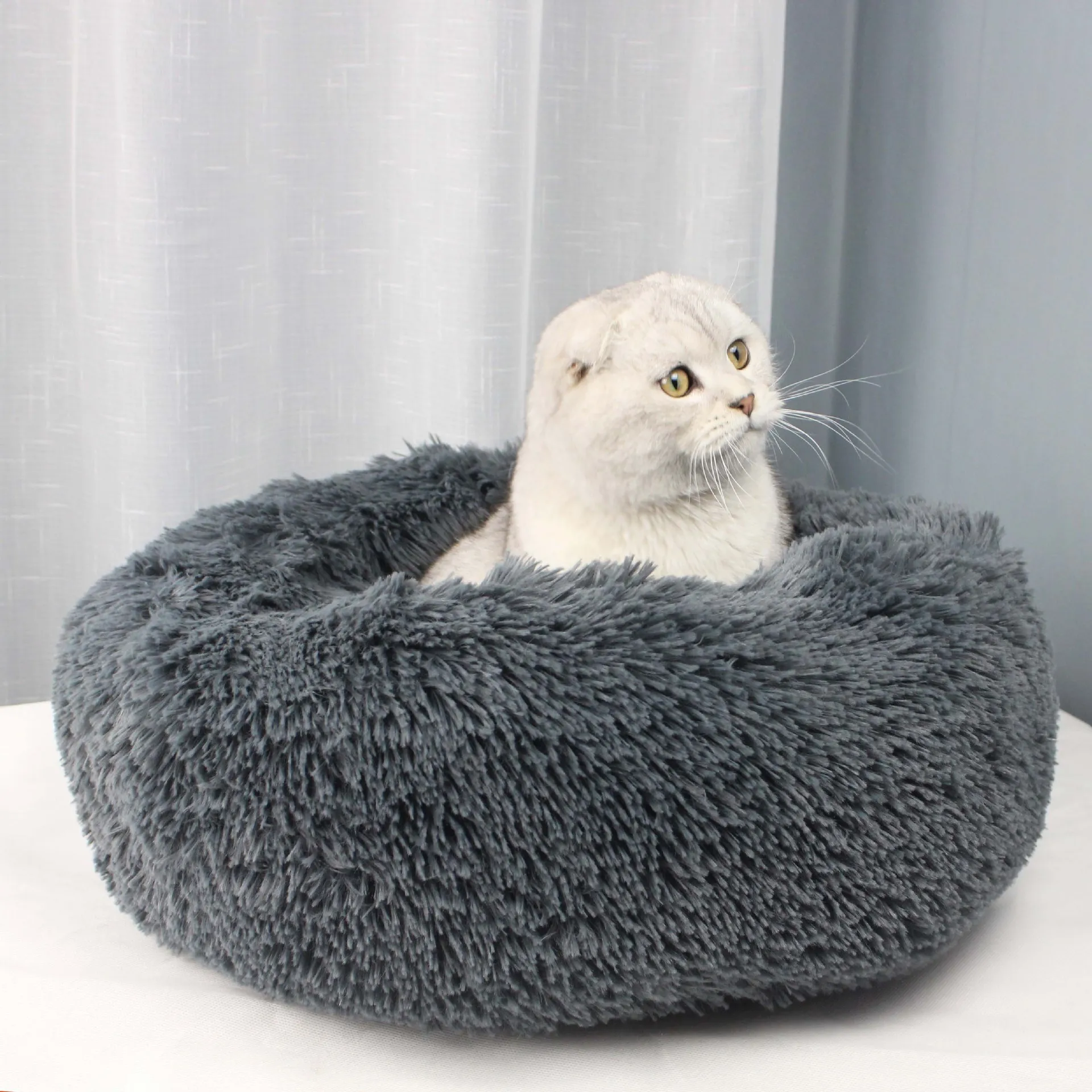 Cat House Sofa Round Plush Mat For Cat and Dogs Large Labradors Pet Bed Drop Center 2021 Selling Product241E