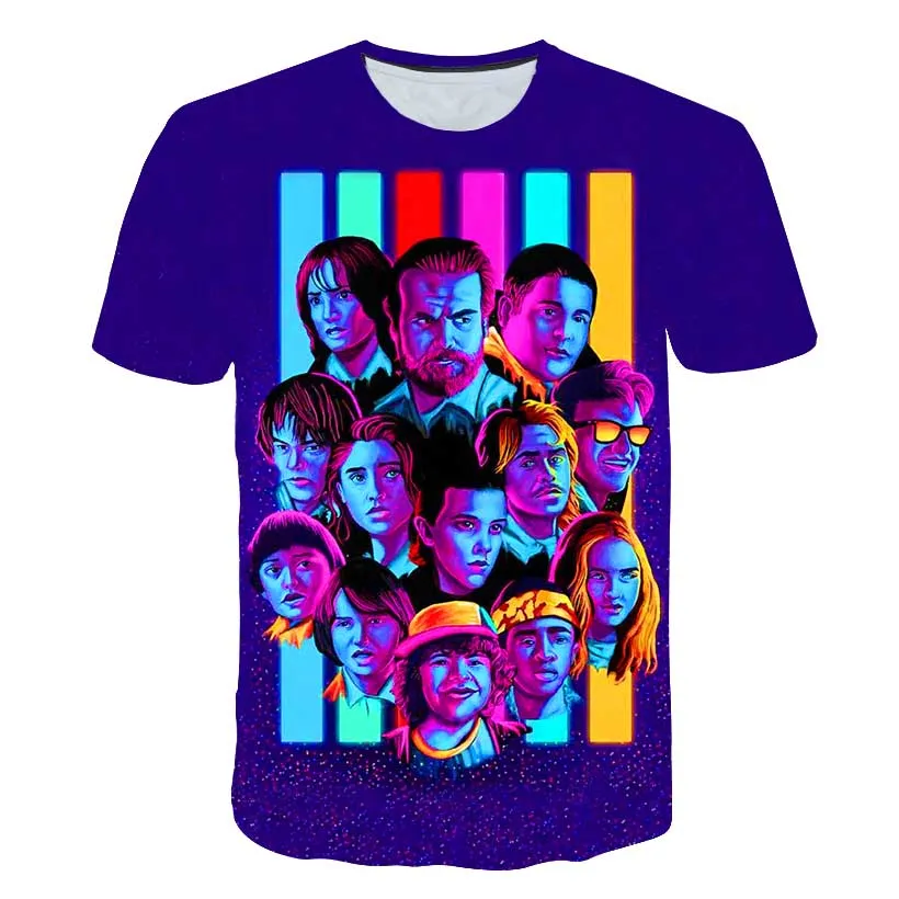 Camisetas de stranger hotsell things para niños