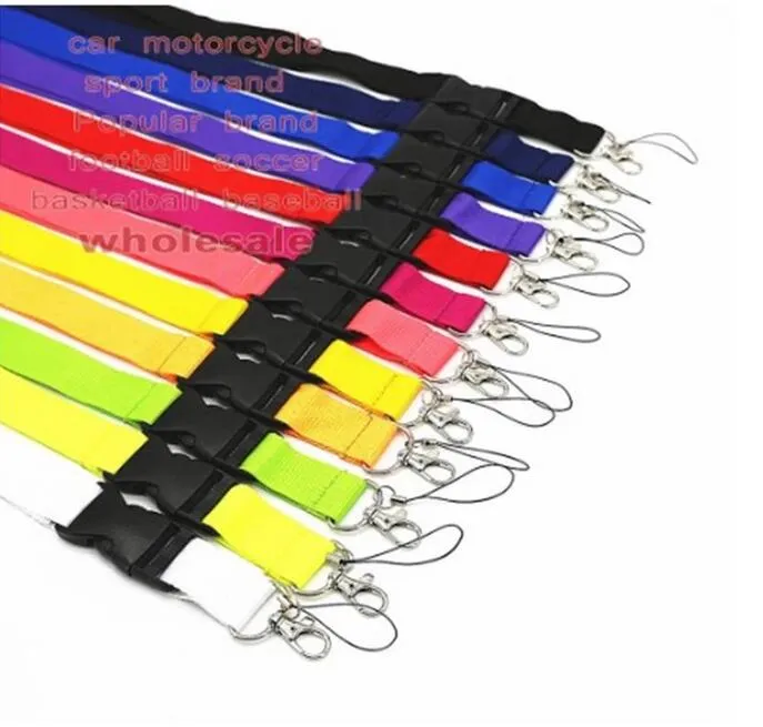 DHL/UPS Phone Straps Solid Color Sport Mix Style UAUnder Lanyard Badge ID Lanyards/ Mobile Phones Rope/ Key Lanyards Neck Strap keychain Bags Accessories WHOLESALE