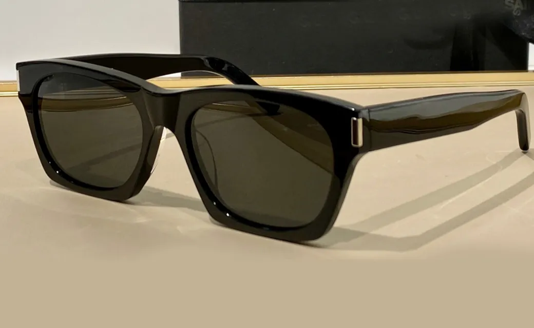 402 Squre Sunglasses Black Dark Grey Lens Sunnies Unisex Fashion Shades ...