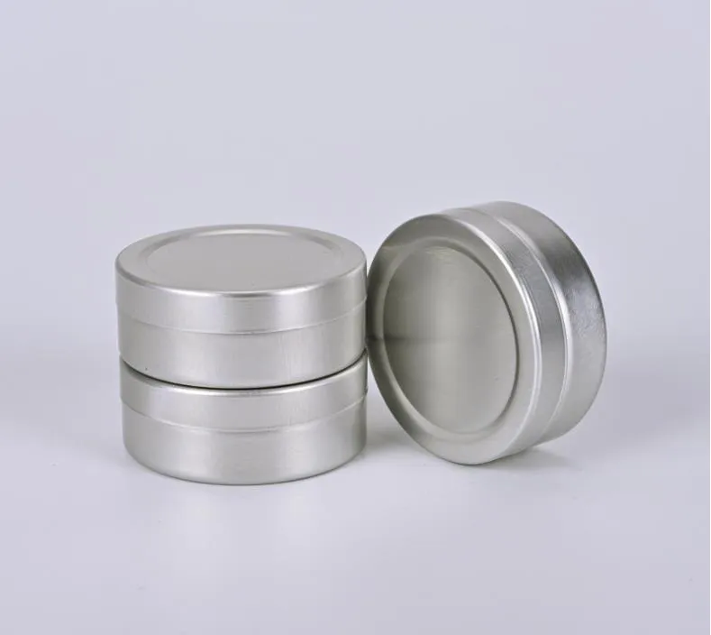 free shipping 20g empty aluminium cream jars,cosmetic case jar,20ml aluminum tins, metal lip balm container SN1935