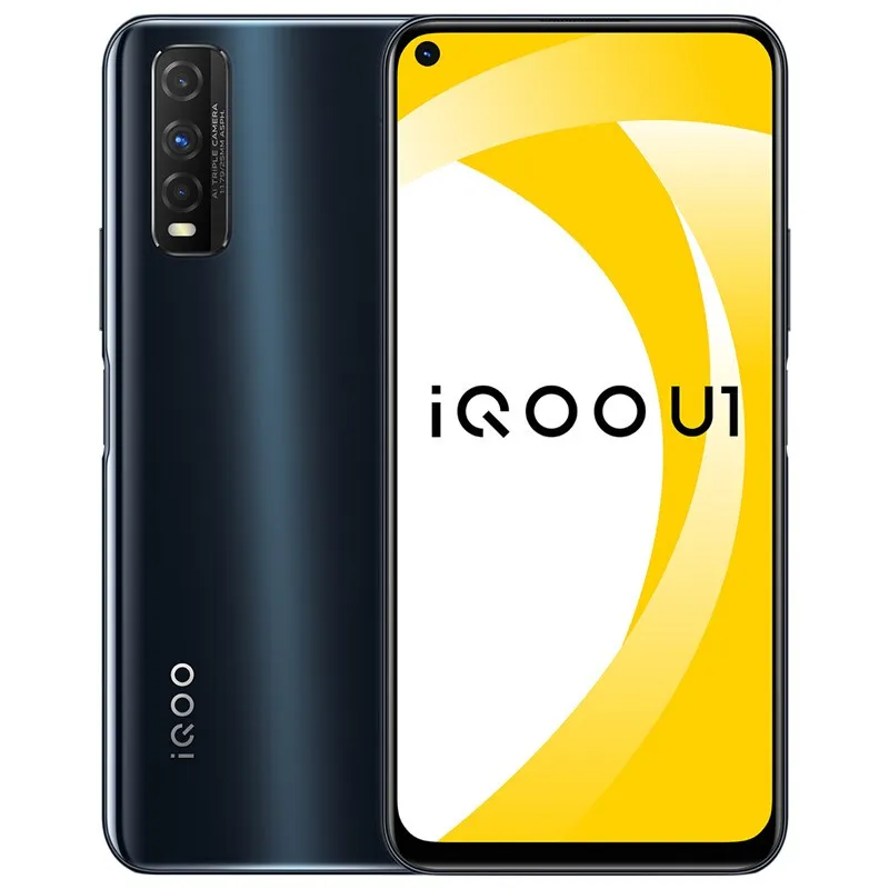 Original Vivo IQOO U1 4G Mobiltelefon 6 GB 8 GB RAM 128 GB Rom Snapdragon 720g Okta Core Android 6.53 "Vollbild 48MP OTG 4500MAH Fingerprint ID Face Wake Smart Handy