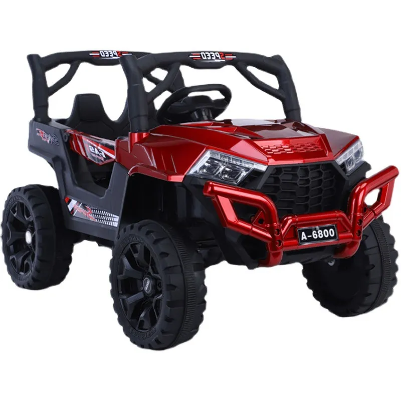 DHgate Childrens Electric Ride on Cars Outdoor Toys Four wheel Drive Rechargeable Baby Toddler Vehicle Toys Gifts