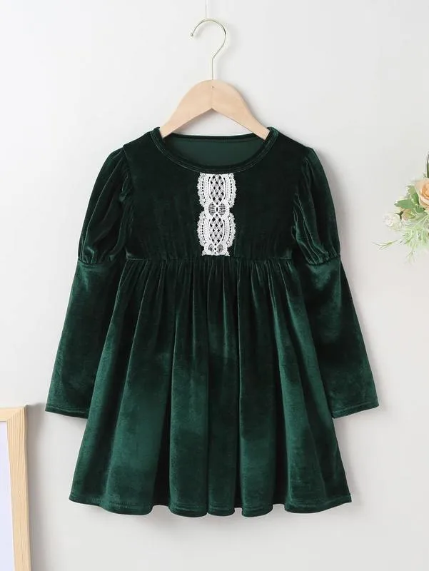 green emerald velvet dress Amazon.com: Karuedoo Toddler Baby Girl Velvet Ruffle Long Sleeve Dress  Christmas Birthday Party Wedding Dresses Fall Winter Clothes (A-Green, 9-12  Months): Clothing, Shoes & Jewelry