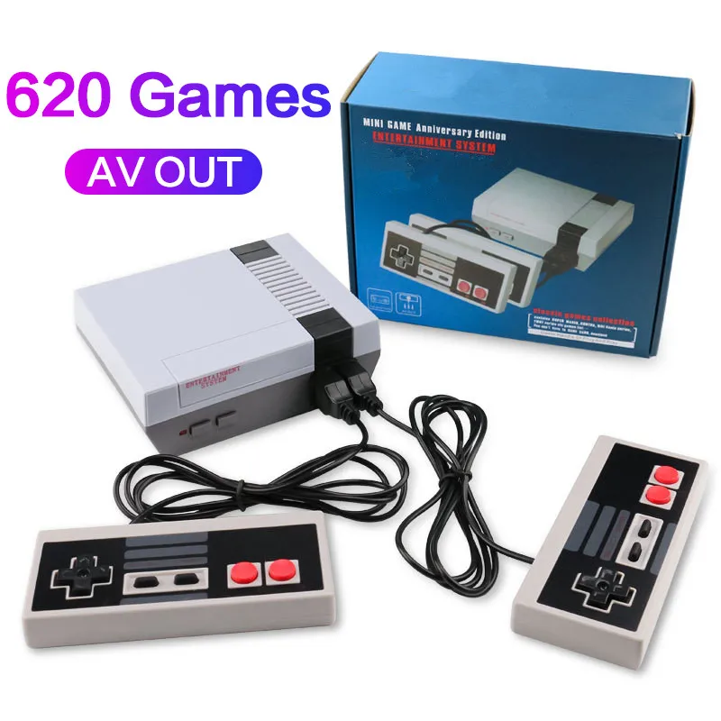 Host Arrival Mini TV kann 620 Game Console Video Handheld für NES-Spielekonsolen mit Retail-Boxen dhl speichern