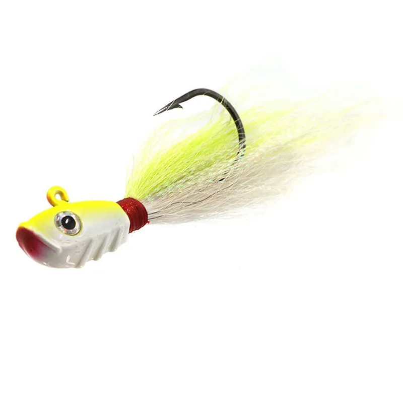 Luminous Bucktail Jigs Fishing Lures With Lead Head And Hair 38 Z2 Jigging  Chatter Baits From Loungersofa, $1.71
