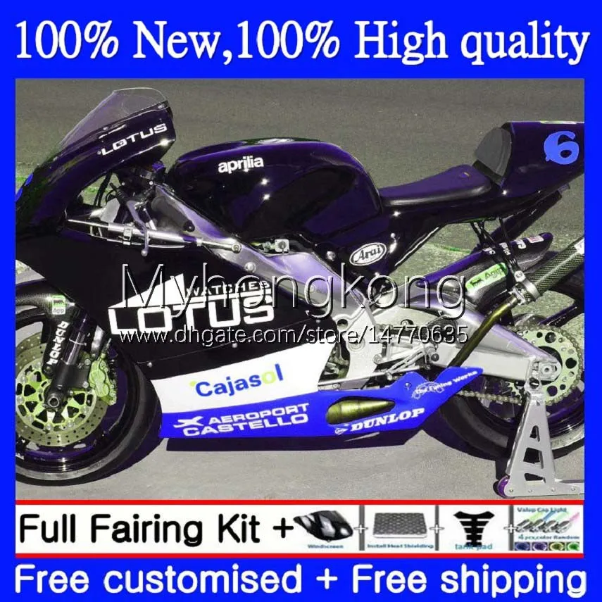 Nadwozie dla Aprilia RSV 125 RS 125 RR RR RR 125RR RSV125RR RS-125 RS4 Body 7NO.120 RSV125 1999 2000 2001 2002 2003 2004 2005 RS125 Biały Niebieski Nowy R 99 00 01 02 03 04 05 Owalnia