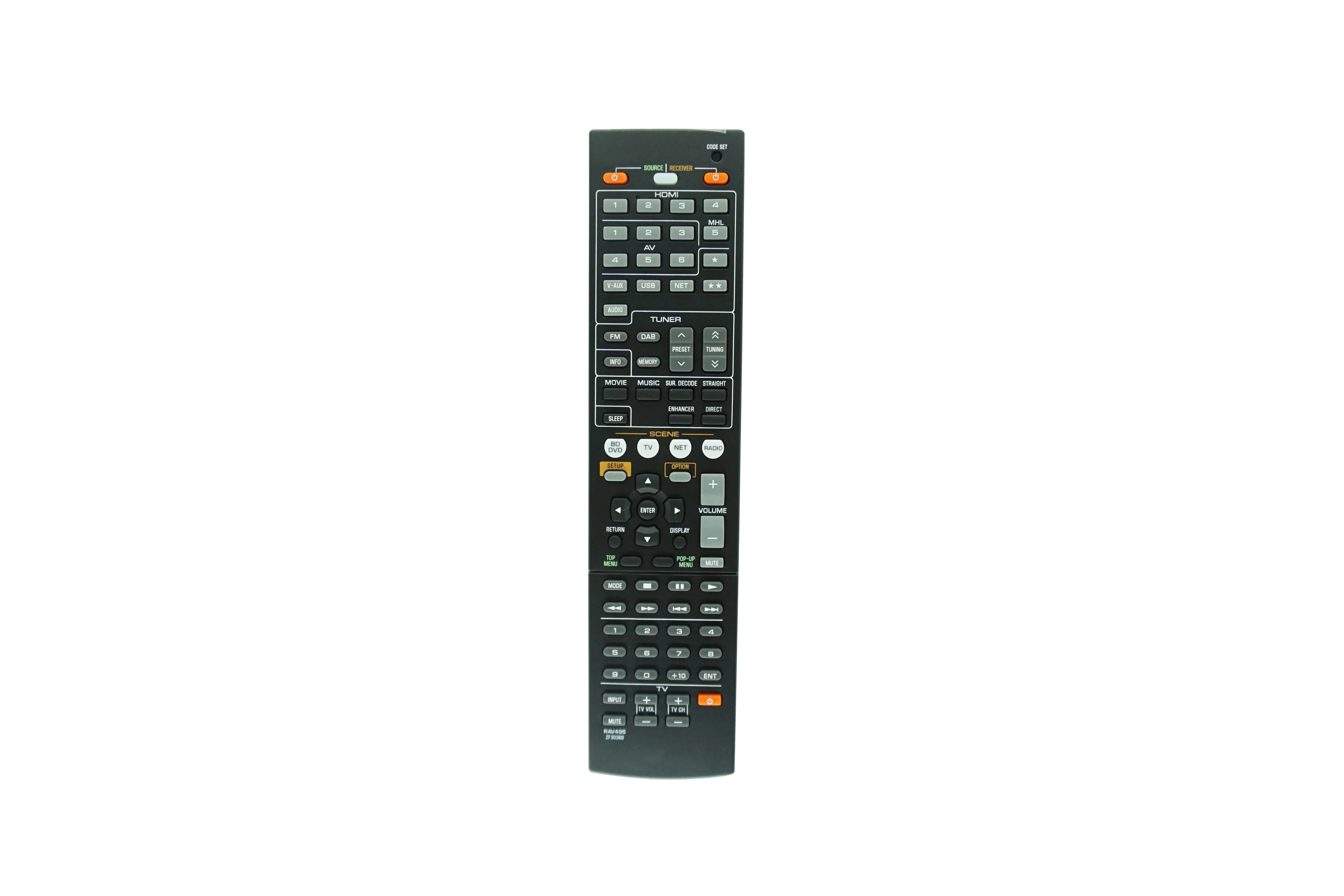 Original Yamaha RAV435 WW51070 Télécommande pour HTR-2064 Récepteur Av