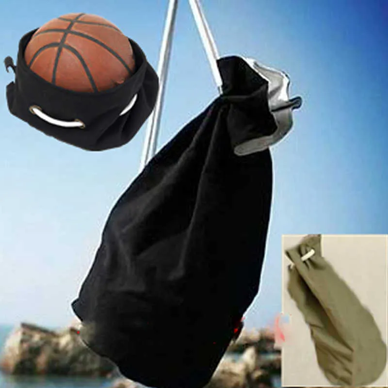 Outdoor Men's Sports Gym Bags Basketball Backpack School Bags For Teenager Boys Soccer Ball Pack Laptop Bag Football Net Gym Bag Q0705