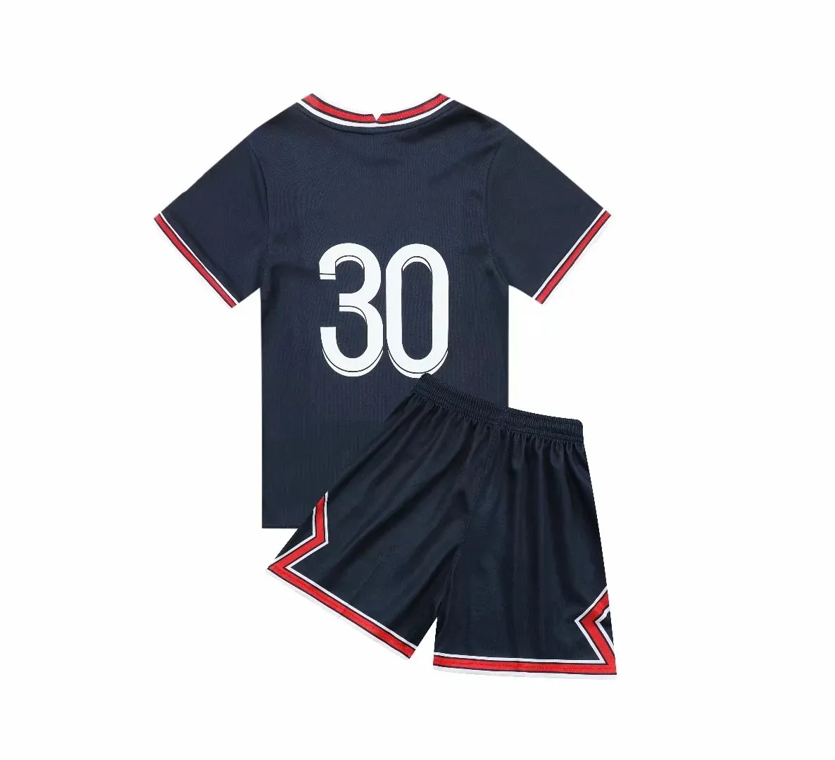 MBAPPE HAKIMI Player # 30 Soccer Jersey Sergio Ramos 21 22 Maillots de Football 2021 2022 Marquinhos Vertti PSGS Kit Dla Dzieci Koszula Mundury Enfants Foot trzeci 3rd