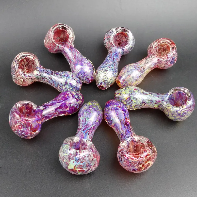 4 Inch Pink Hand Pipes  Twist Style Glass Smoking Hand Pipes - G420glass