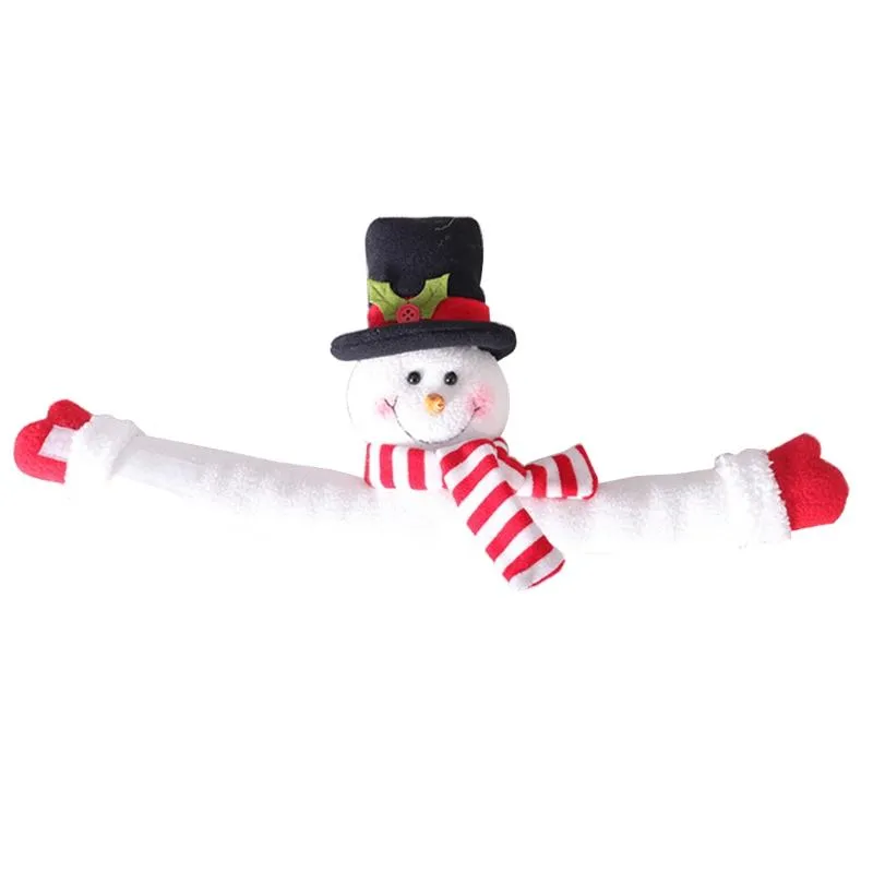 Juldekorationer H051 Gardin Spänne Santa Claus Snowman Tieback Holder Håll tillbaka fästanordningen för Xmas Semesterfönsterinredning