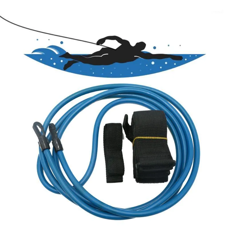 Widerstandsbänder 200/300/400 CM Schwimmtrainingsgürtel Leine Schwimmleine Stationäres Geschirr Statische Bungee-Seile Professionell1