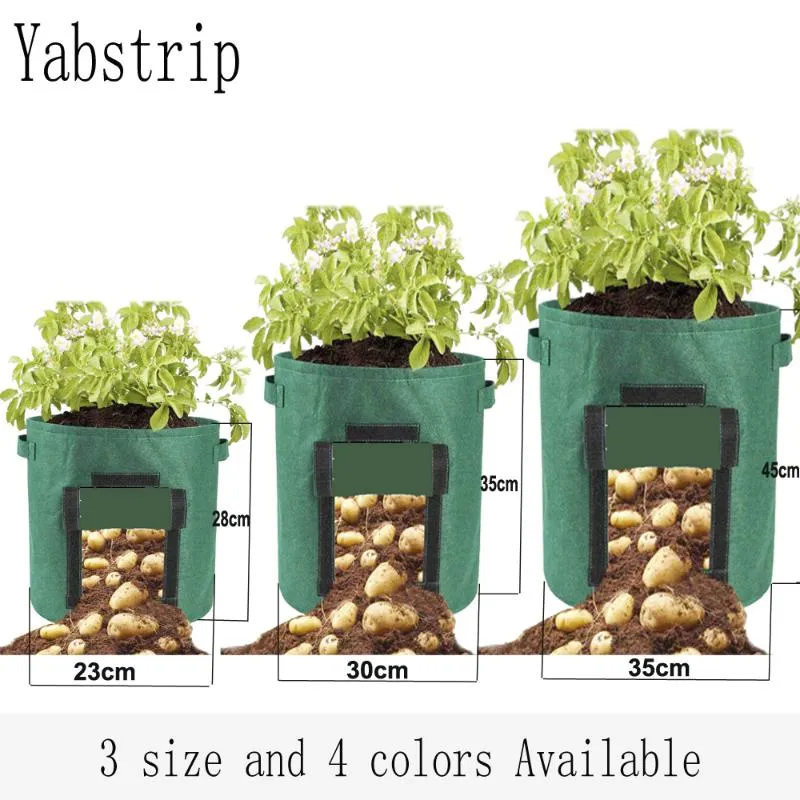 Planters POTS V￤xt Tillv￤xtp￥se Hem Tr￤dg￥rd Potatis v￤xthus Vegetabiliska Plantering Fuktande Jardin Vertikal Grow Plantor Pot