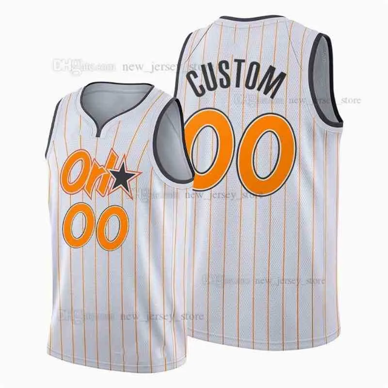 Gedrukt Custom DIY Design Basketbal Jerseys Customization Team Uniformen Print Personalized Letters Naam en nummer Mens Dames Kinderen Jeugd Orlando001