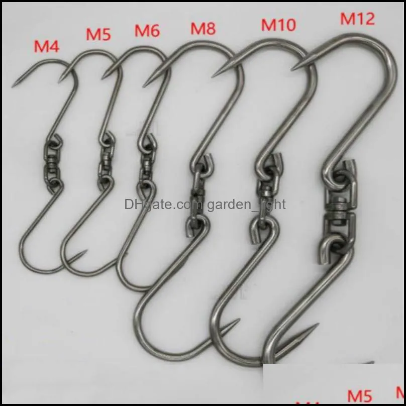 Hooks & Rails Hook S Stainless Steel M5 M6 M8 M10 M12 1