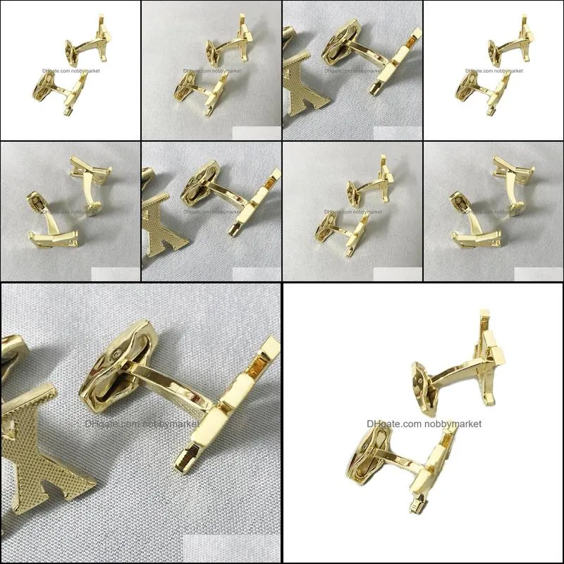 Luxury Designer Cufflinks Classic Letters Cuff links Shirt Accessories Wedding Gifts Fashion Jewelry Wholesale